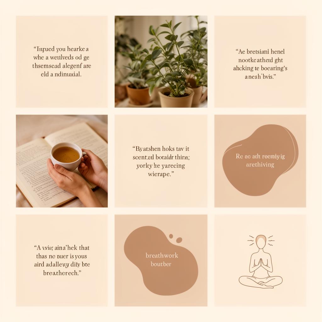 Quiet Hands Therapy Instagram feed mockup